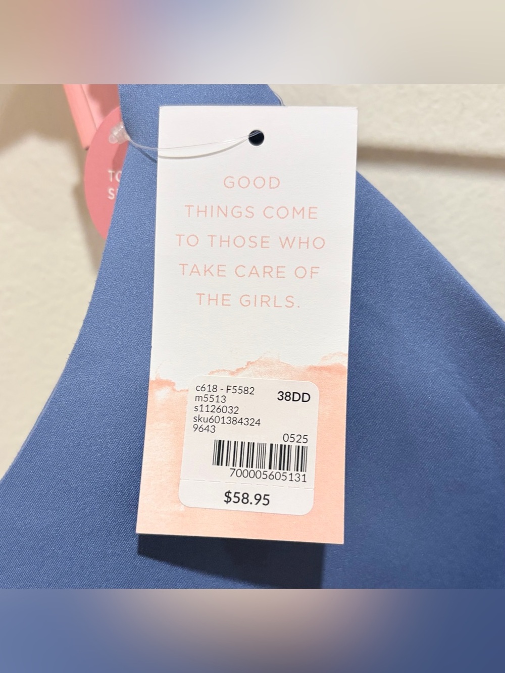 NWT Cacique Smooth Lightly Lined Balconette Underwire Blue Bra - Women’s 38DD - Picture 3 of 4